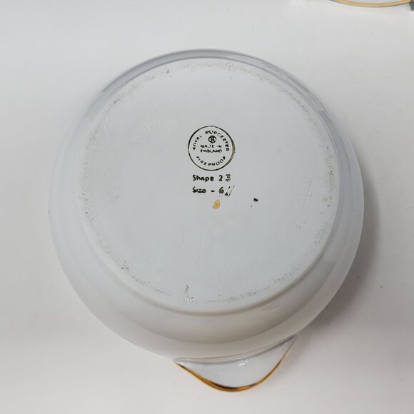Royal Worcester Evesham Covered Casserole Serving Bowl Soup Vegetable 7.5" VTG - Picture 8 of 11